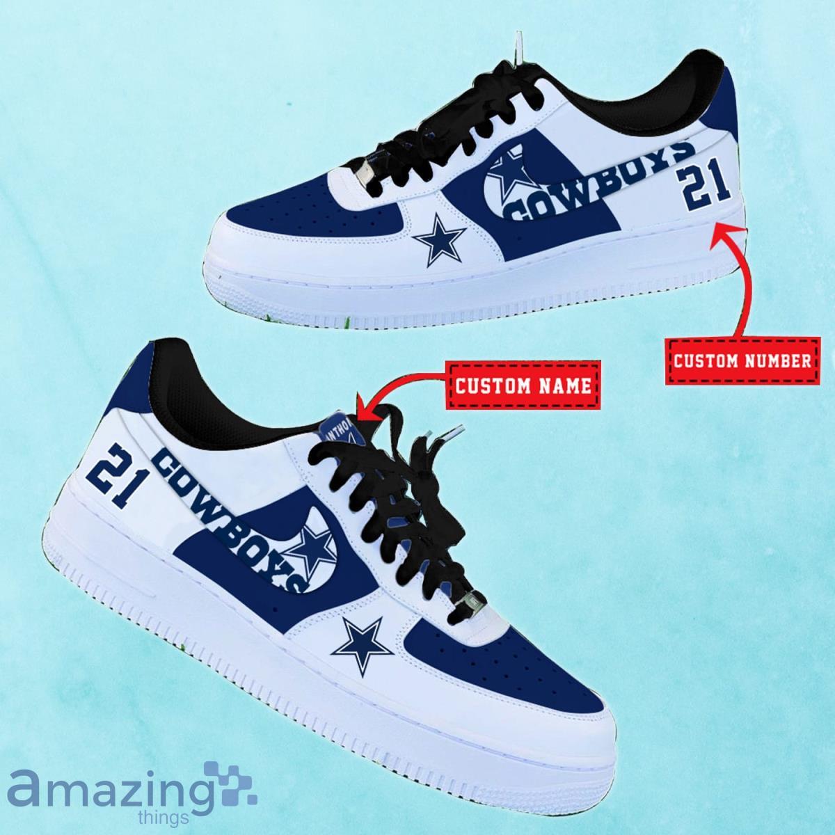 Dallas Cowboys NFL Personalized Premium Air Force Shoes Special Gift For Fans Product Photo 2