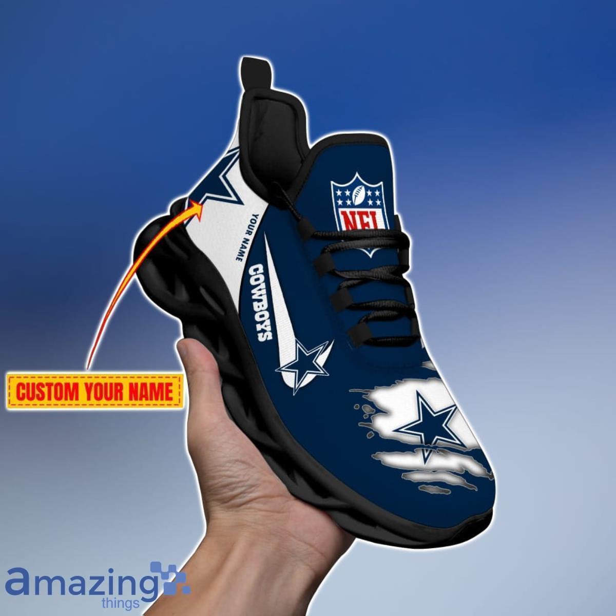 Dallas Cowboys NFL Custom Name Unique Max Soul Shoes Gift For Fans