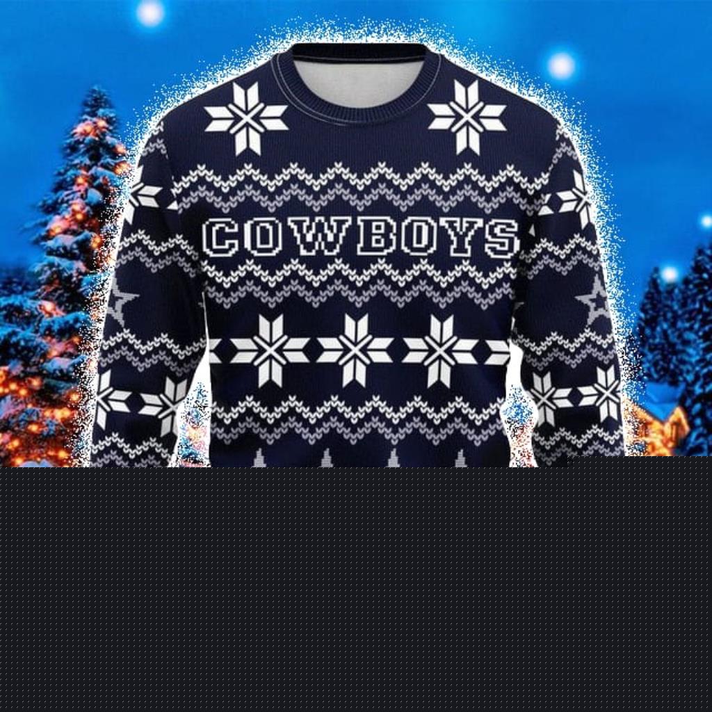 Dallas Cowboys Ugly Christmas Sweater 3D Gift For Fans Product Photo 1