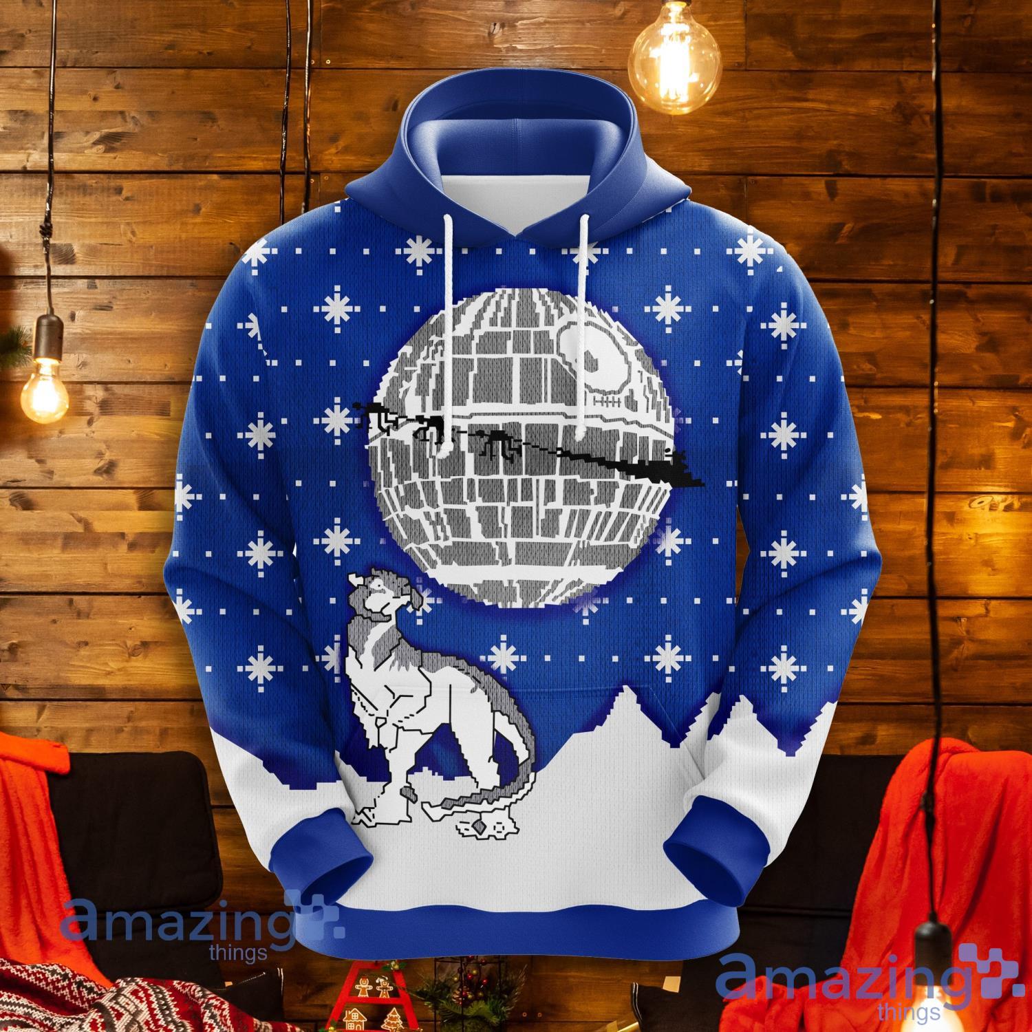 Death Star Christmas Cute Noel Mc Christmas Pattern All Print 3D Hoodie Product Photo 1 Death Star Christmas Cute Noel Mc Christmas Pattern All Print 3D Hoodie Product Photo 1