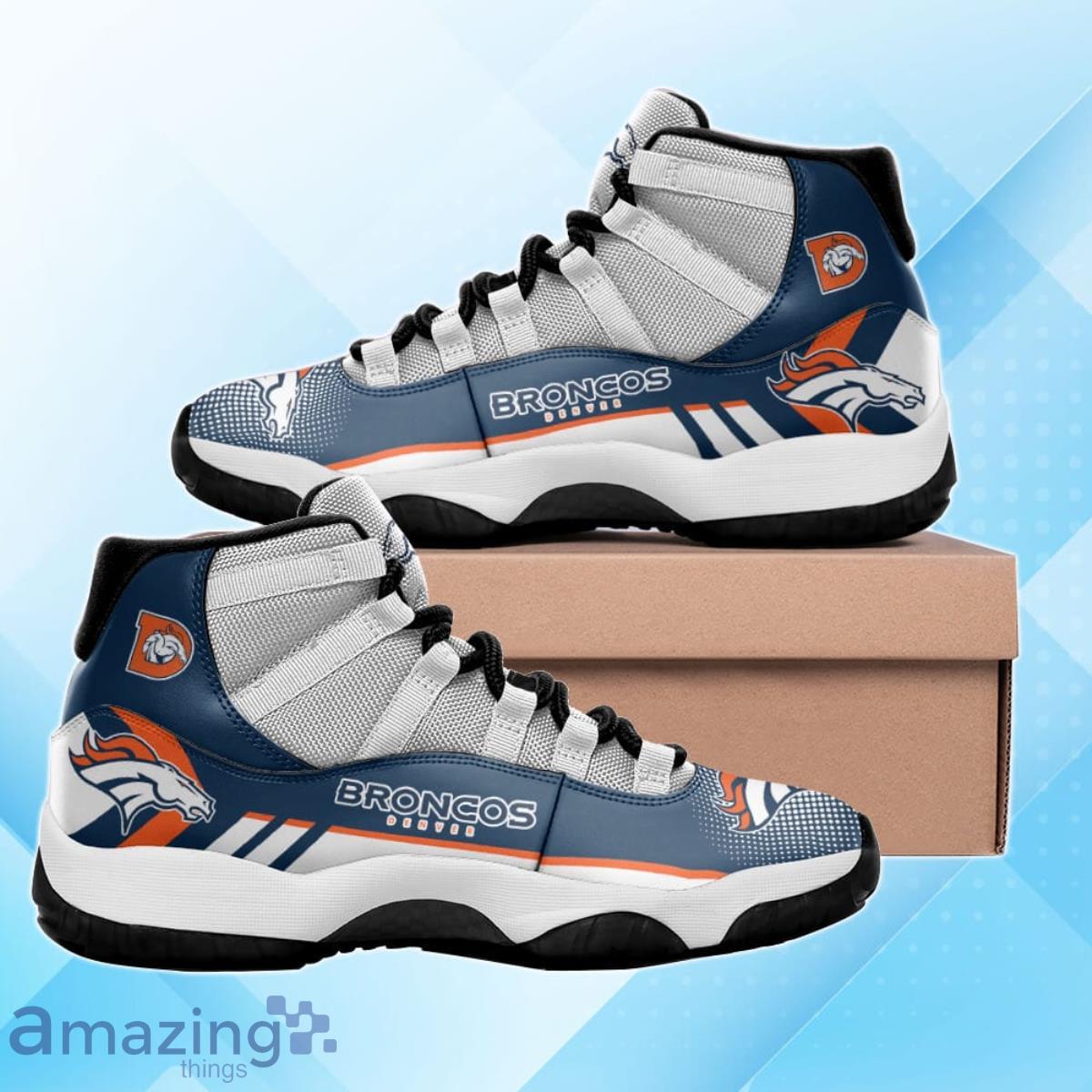 Denver Broncos Air Jordan 11 Sneakers Best Gift For Everyone Product Photo 1
