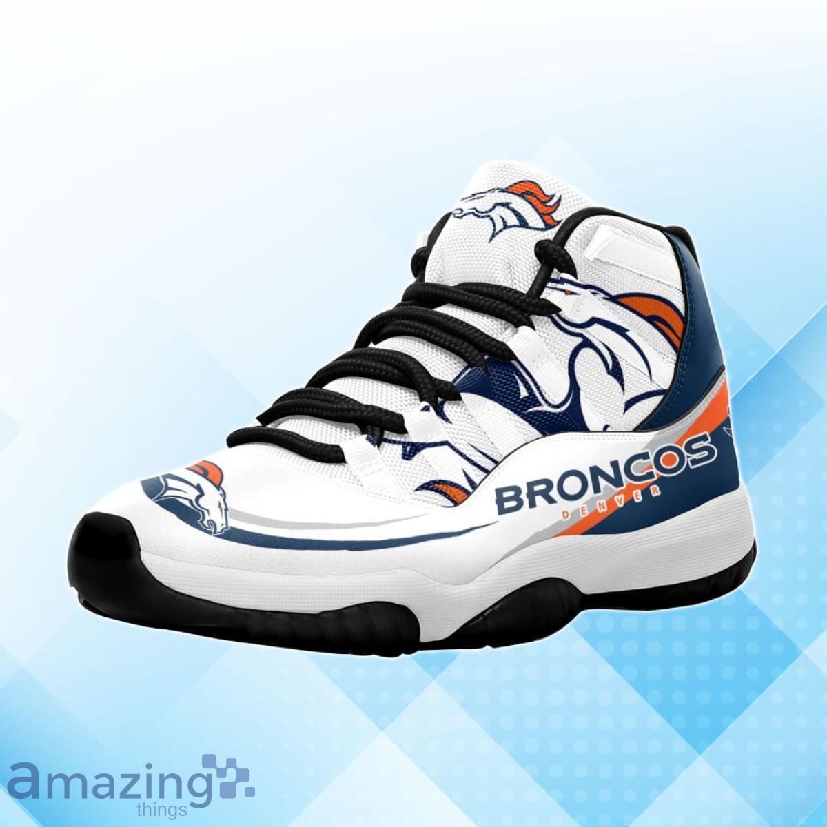 Denver Broncos NFL Air Jordan 11 Sneakers Shoes Gift For Fans