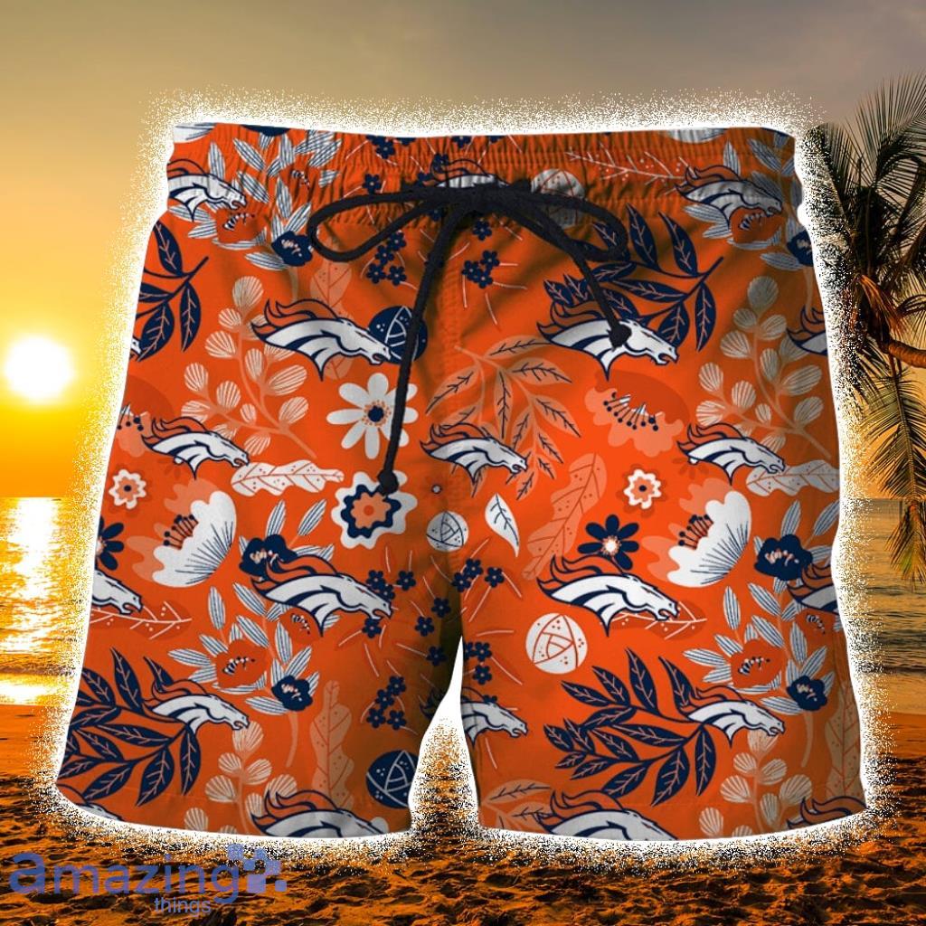 Denver Broncos Cool Summer Hawaiian Shorts Gift For Fans