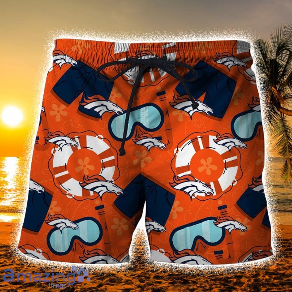 Denver Broncos Cool Summer Hawaiian Shorts Gift For Fans