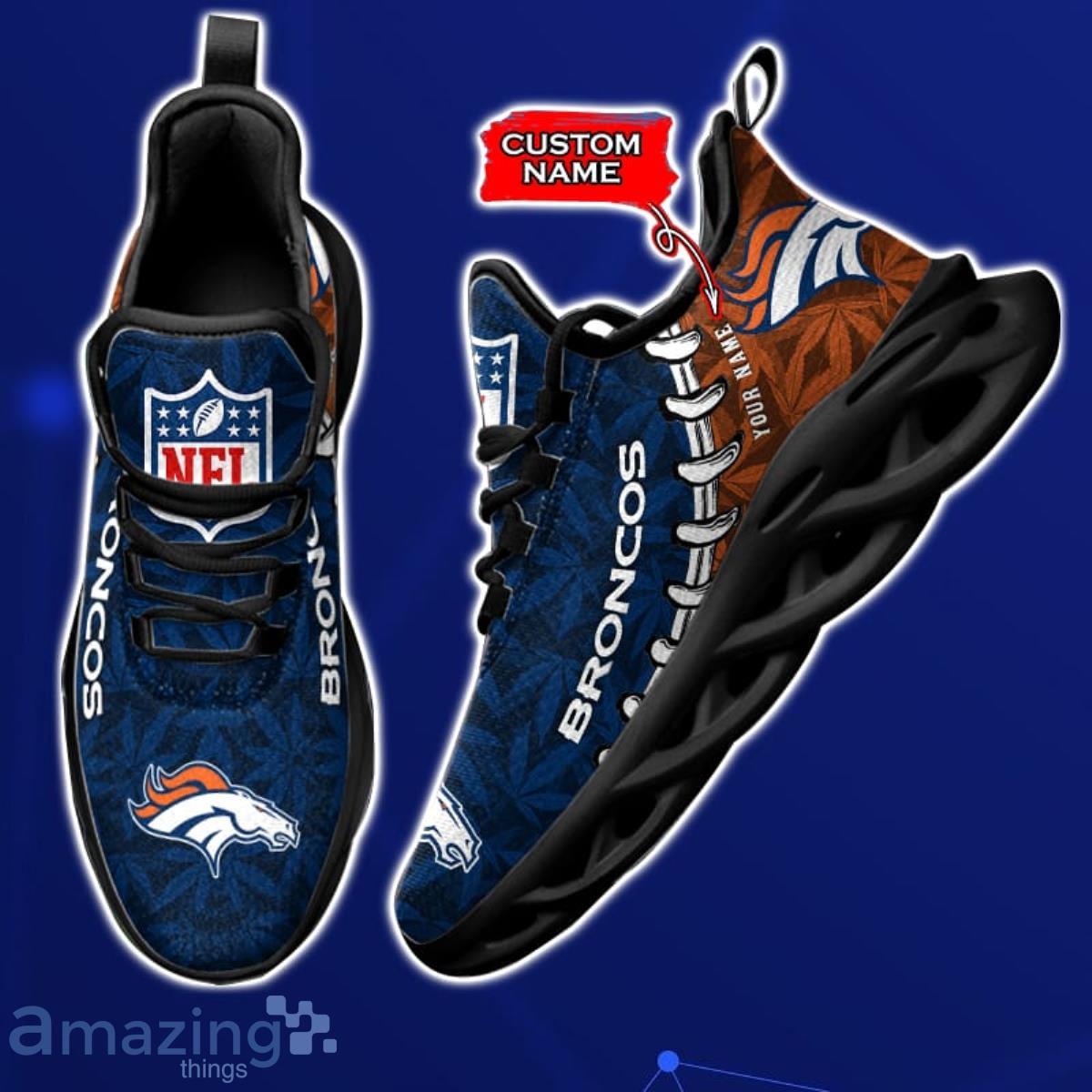 Denver Broncos Personalized Name For Fans Max Soul Shoes Men