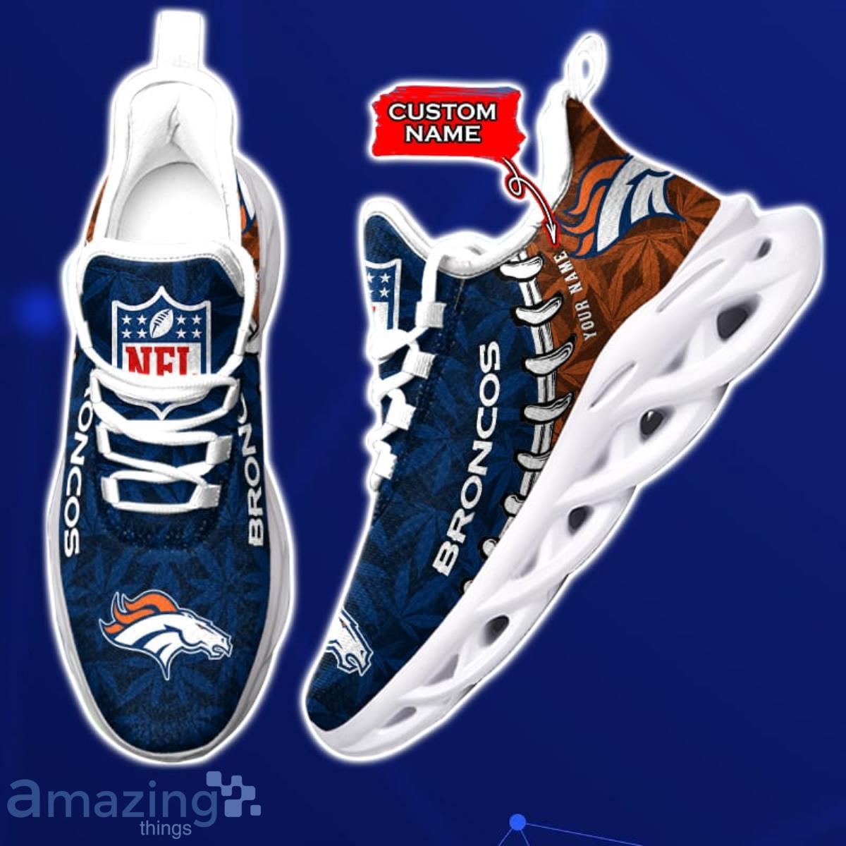 Denver Broncos Personalized Name For Fans Max Soul Shoes Men