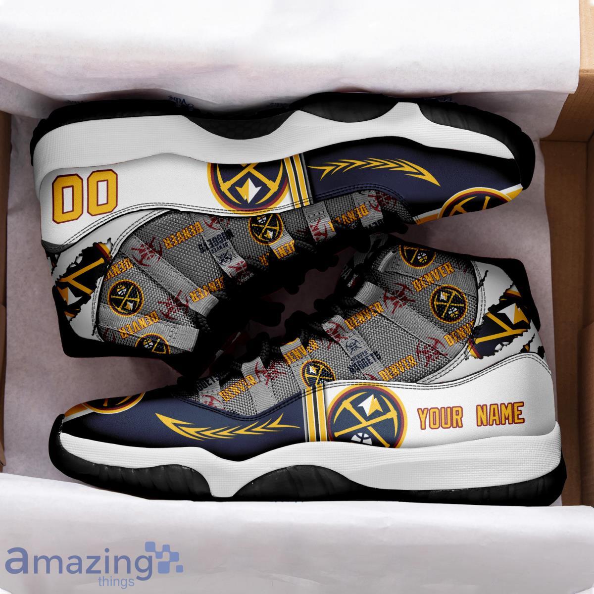 Denver Nuggets NBA Playoffs 2023 AirJordan11 Custom Name And Number Best Gift For Fans image Denver Nuggets NBA Playoffs 2023 AirJordan11 Custom Name And Number Best Gift For Fans Product Photo 3