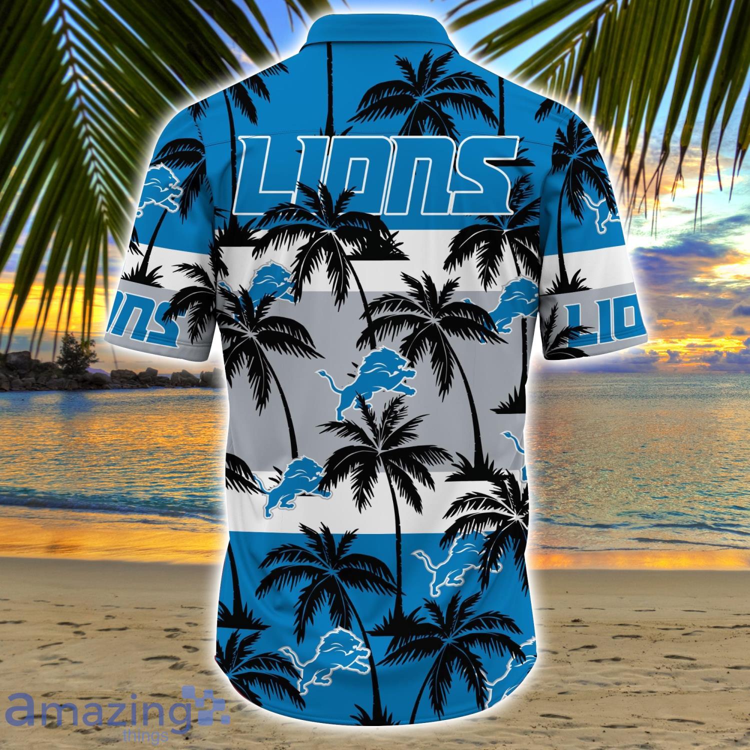 Detroit Lions All Over Print Logo And Coconut Trending Summer Gift