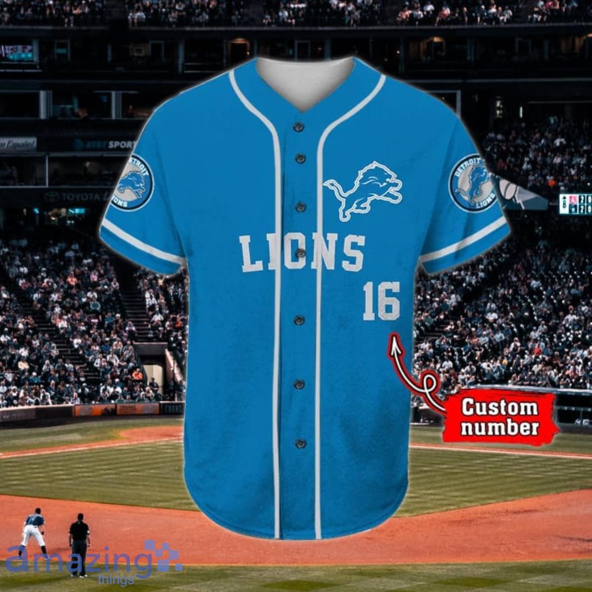 Detroit Lions NFL Baseball Jersey Shirt Skull Custom Number And Name For  Fans Gift Halloween - Banantees