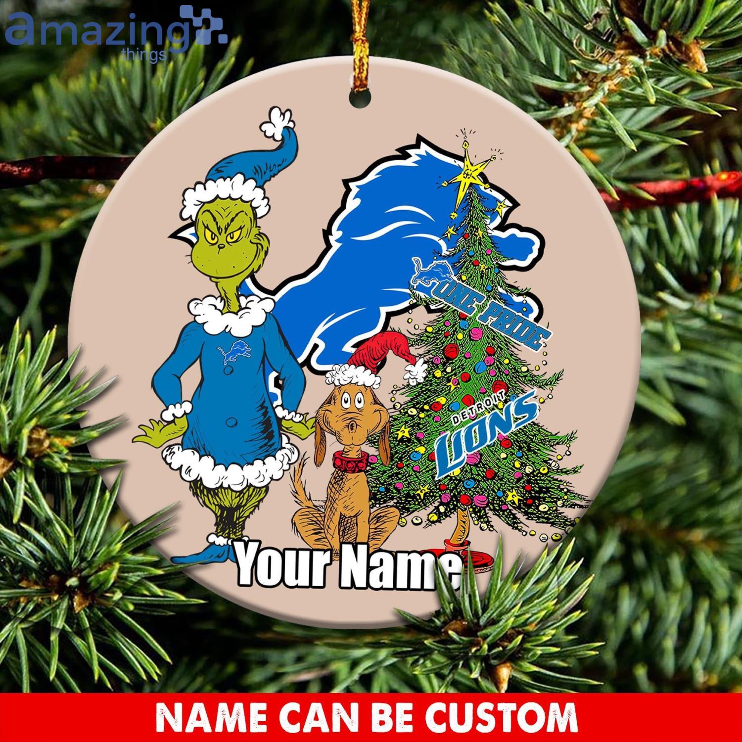 Detroit Lions Christmas Ornaments, Lions Ornaments