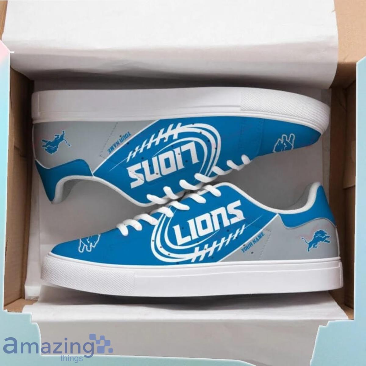 Detroit Lions Personalized Stan Smith Sneakers Style Gift For Men And Women Fans Product Photo 1