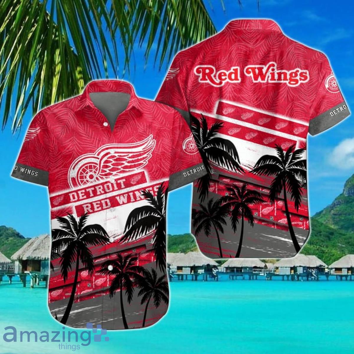Detroit Red Wings NHL Tropical Skull Hawaii Shirt For Men And Women Gift  Hawaiian Shirt Fans - Freedomdesign