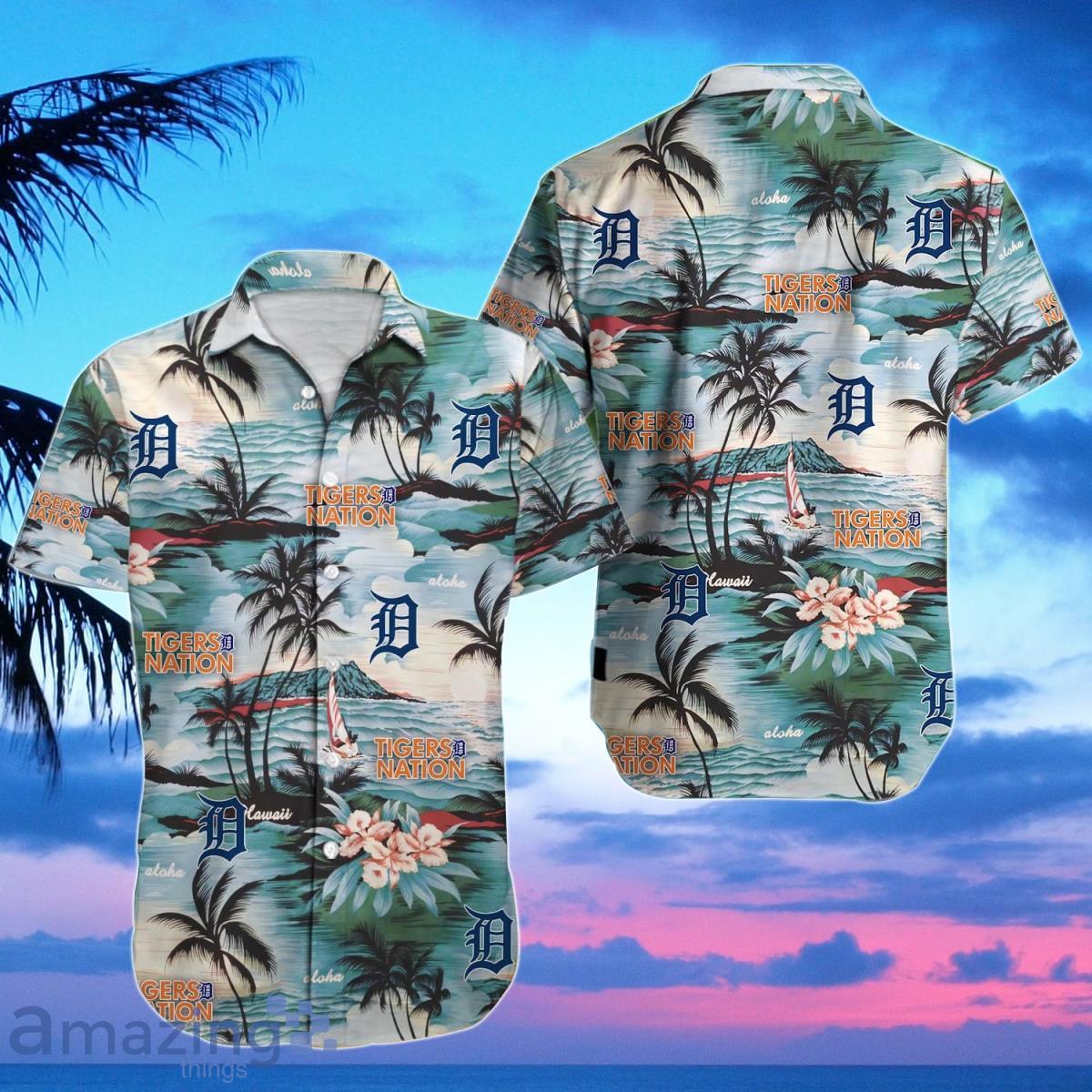 Detroit Tigers Hawaiian Shirt Detroit Tigers Baseball Best Hawaiian Shirts  - Upfamilie Gifts Store