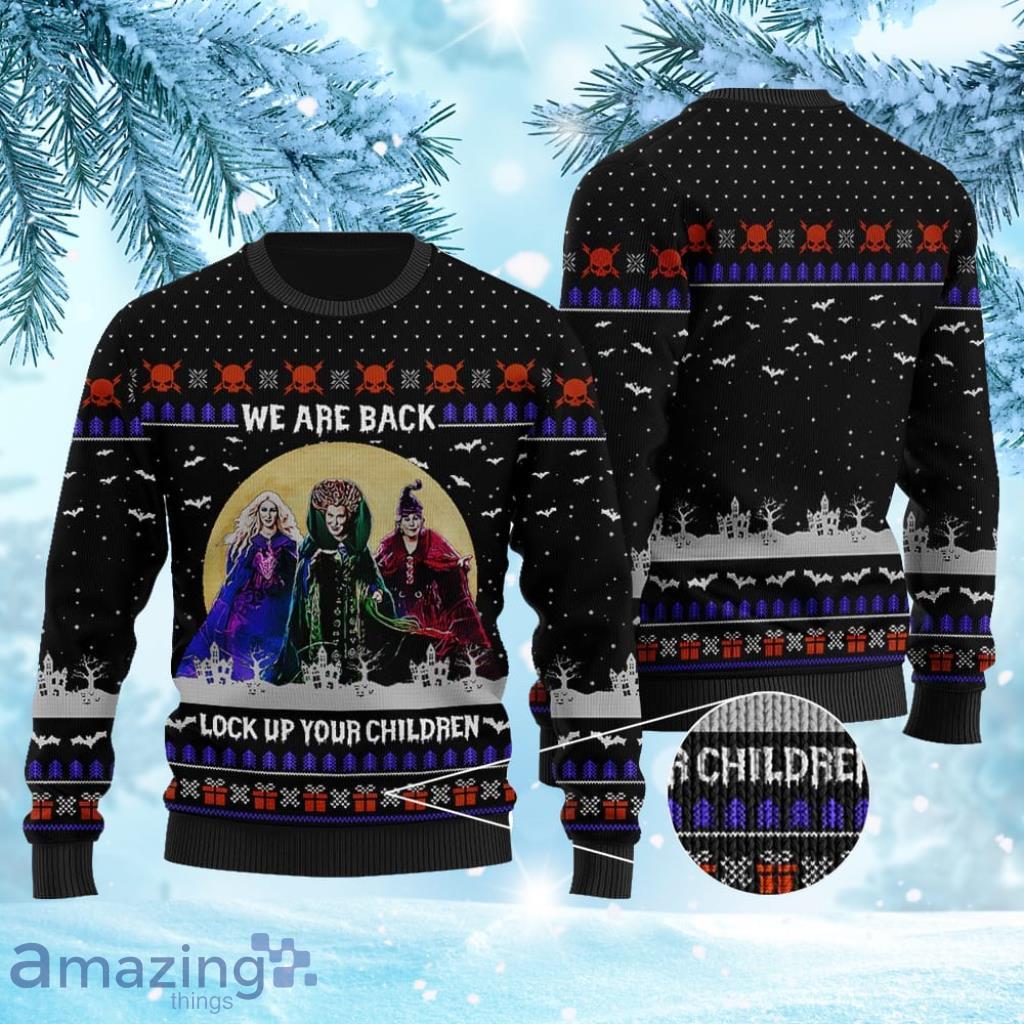 Disney Witches Hocus Pocus 2 Ugly Christmas Sweaters Black Gift For Men And Women Product Photo 1