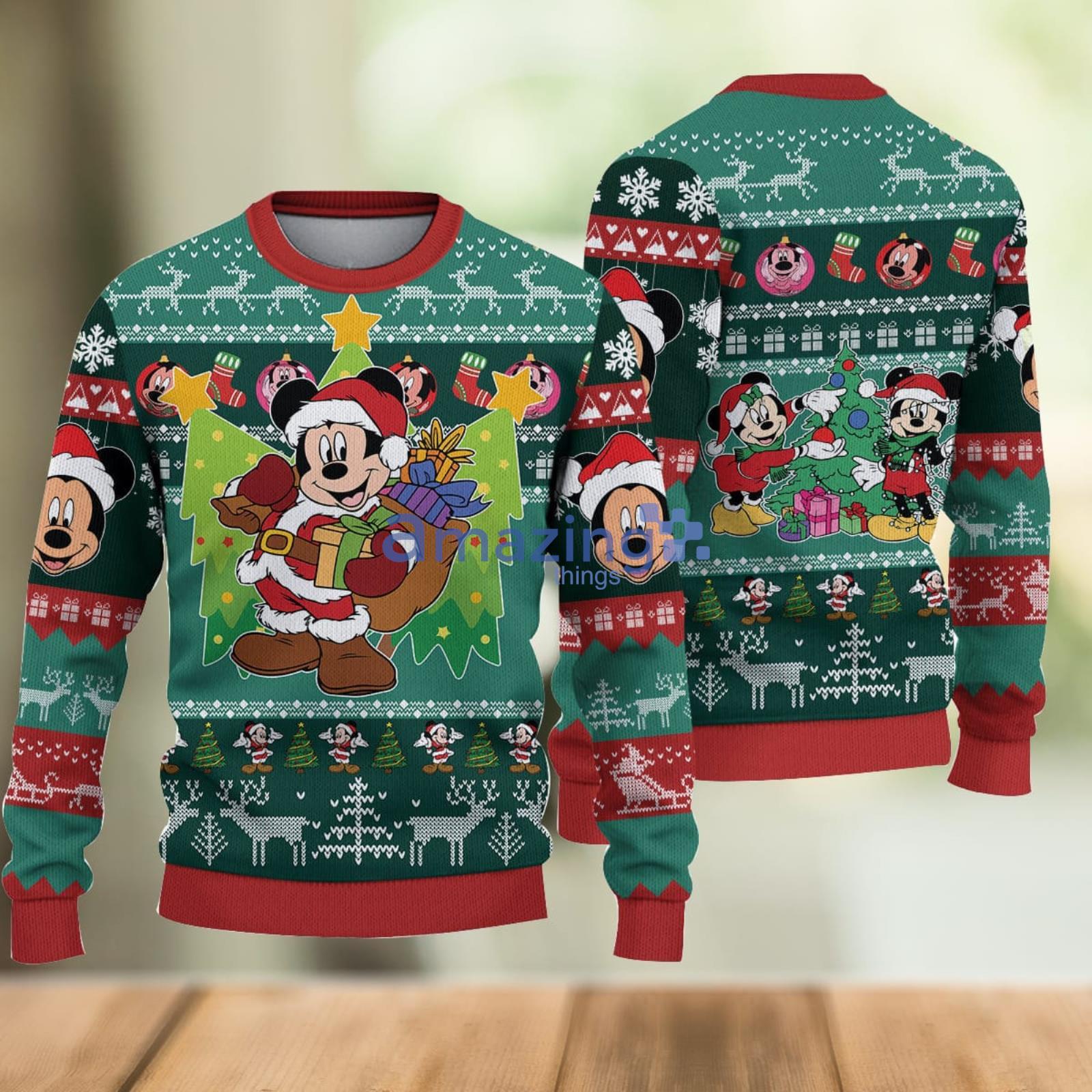 Pittsburgh Steelers Mickey Mouse Disney Ugly Christmas Sweater