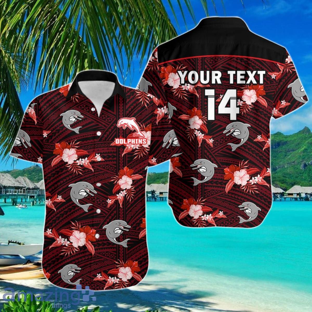 Dolphins Personalized NRL 2023 Tropical Hawaiian Best Gift For Men And Women Fans Product Photo 1
