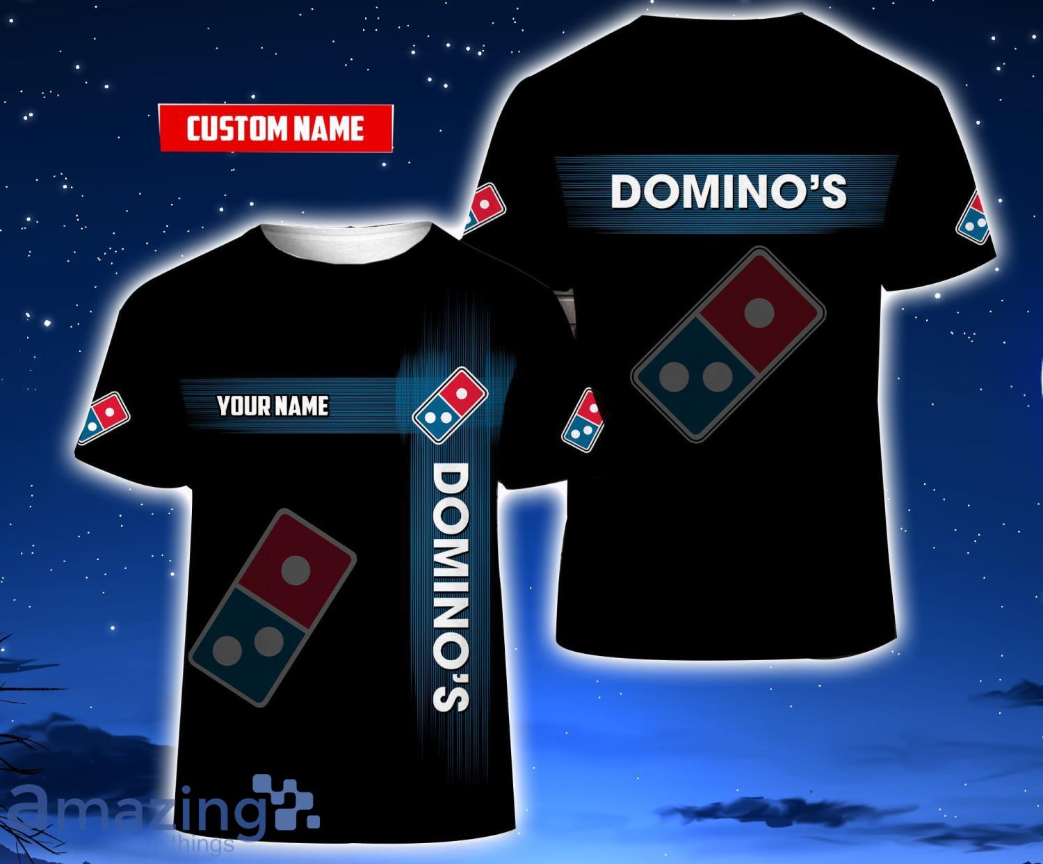 Domino's Pizza 3D T-Shirt For Men And Women Cute Gift Custom Name Product Photo 1