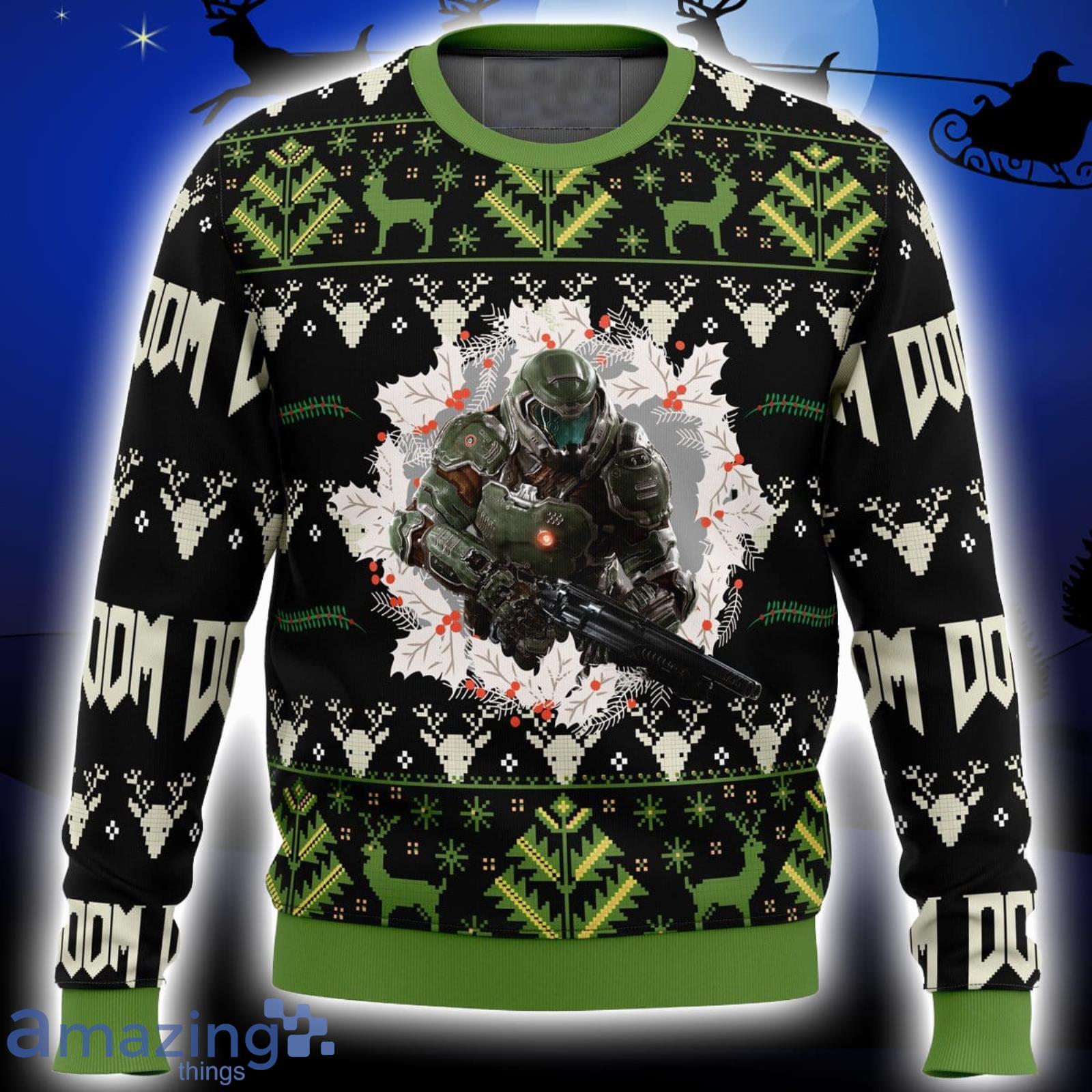 Doom v2 Xmas Ugly Christmas Sweater Christmas Gift For Men And Women