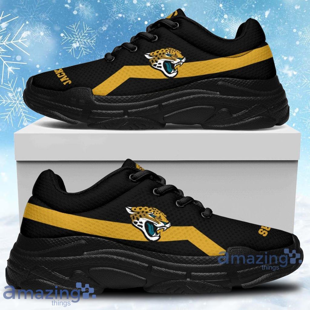 Edition Chunky Sneakers With Line Jacksonville Jaguars Shoes Shoes Gift For Men And Women Product Photo 1