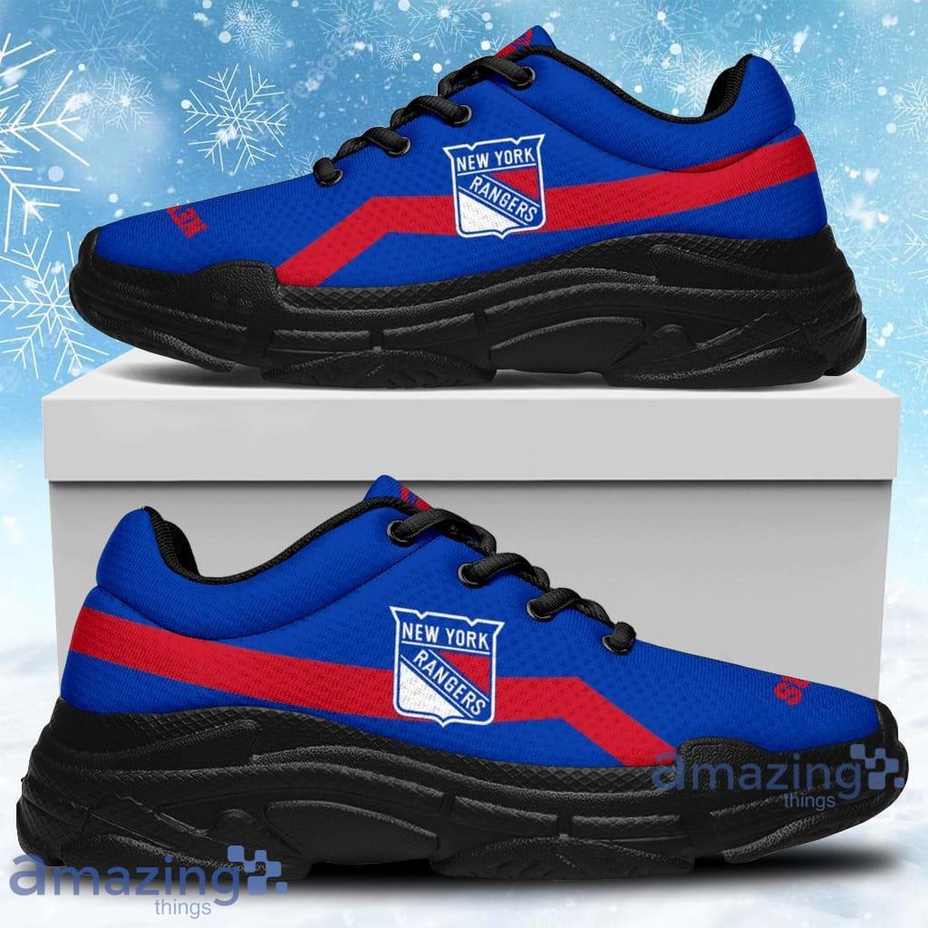 Edition Chunky Sneakers With Line New York Rangers Shoes Shoes Gift For Men And Women Product Photo 1
