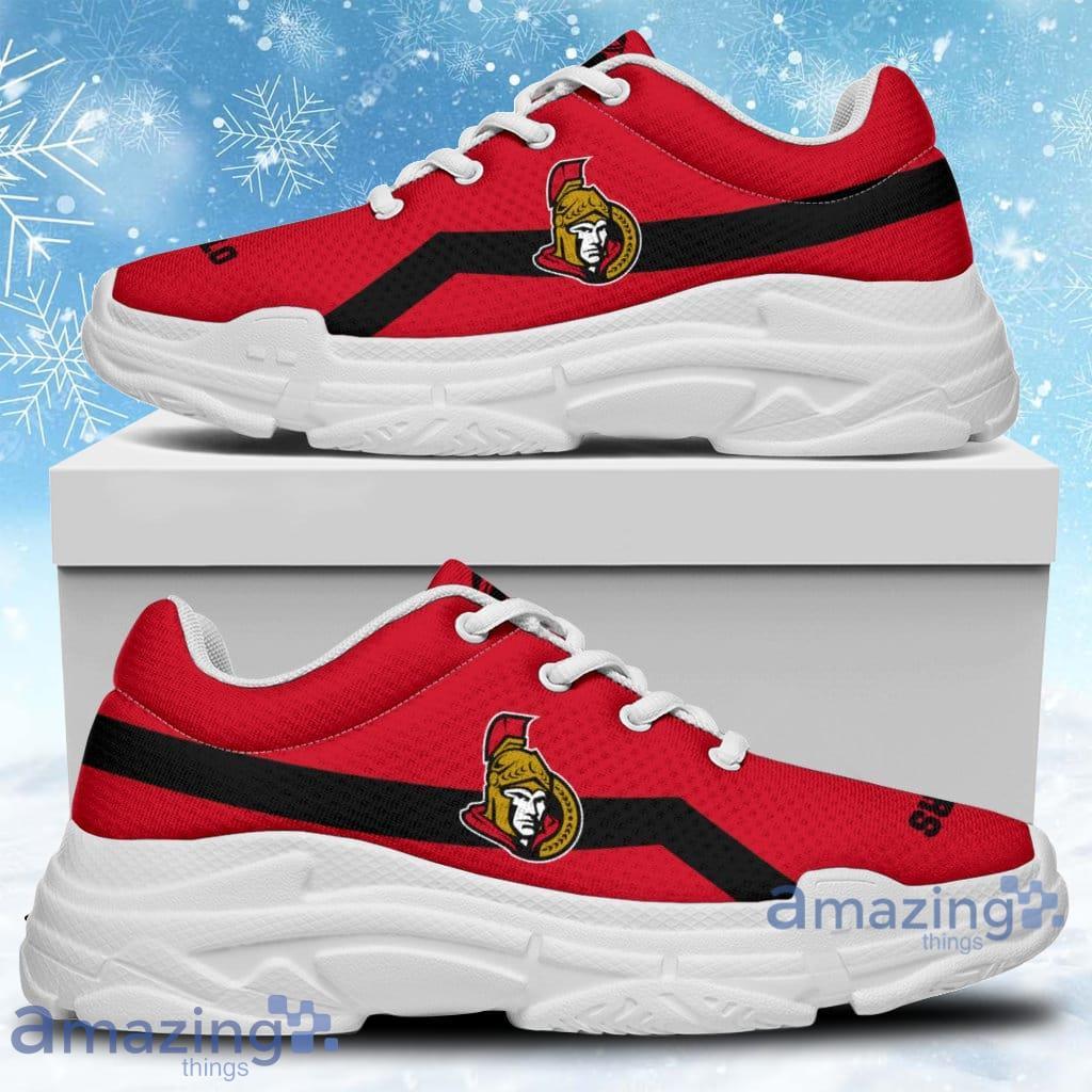 Edition Chunky Sneakers With Line Ottawa Senators Shoes Shoes Gift For Men And Women image Edition Chunky Sneakers With Line Ottawa Senators Shoes Shoes Gift For Men And Women Product Photo 2