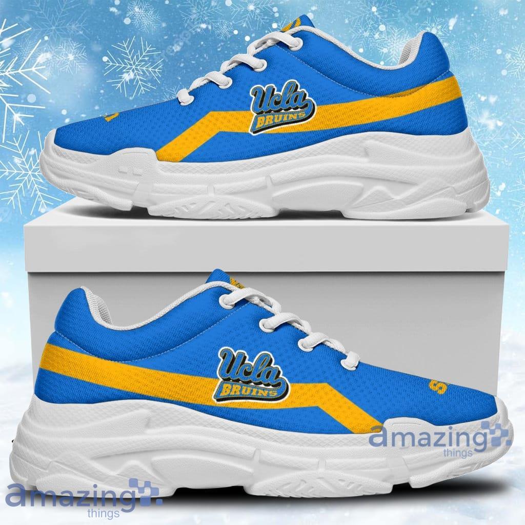 Edition Chunky Sneakers With Line UCLA Bruins Shoes Shoes Gift For Men And Women image Edition Chunky Sneakers With Line UCLA Bruins Shoes Shoes Gift For Men And Women Product Photo 2