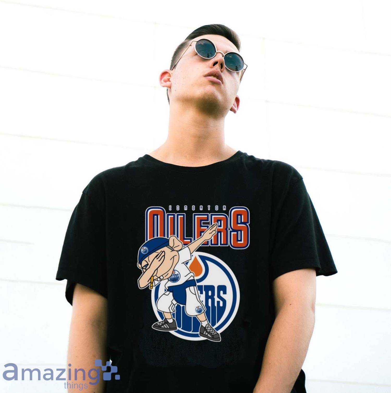 Edmonton Oilers NHL Hockey Jeffy Dabbing Sports T Shirt For Men And Women image Edmonton Oilers NHL Hockey Jeffy Dabbing Sports T Shirt For Men And Women - G500 Gildan T-Shirt