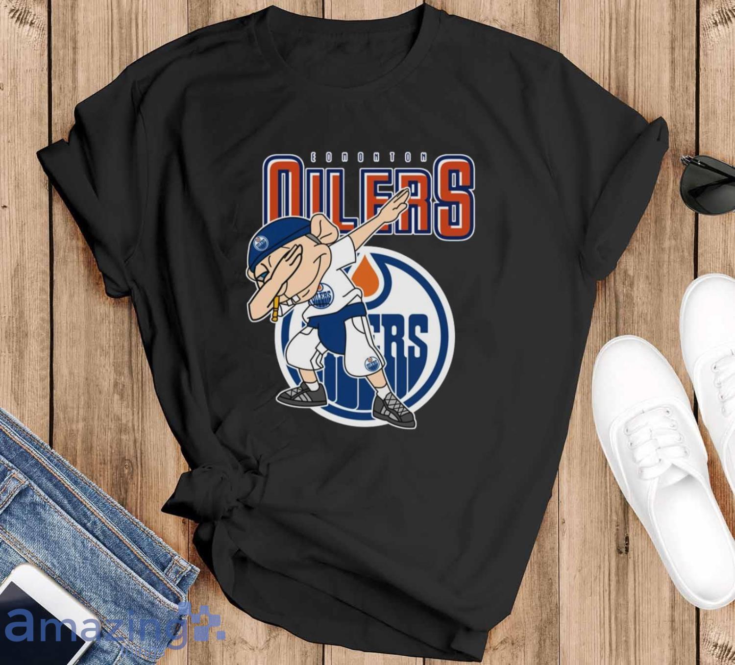 Edmonton Oilers NHL Hockey Jeffy Dabbing Sports T Shirt For Men And Women - Black T-Shirt