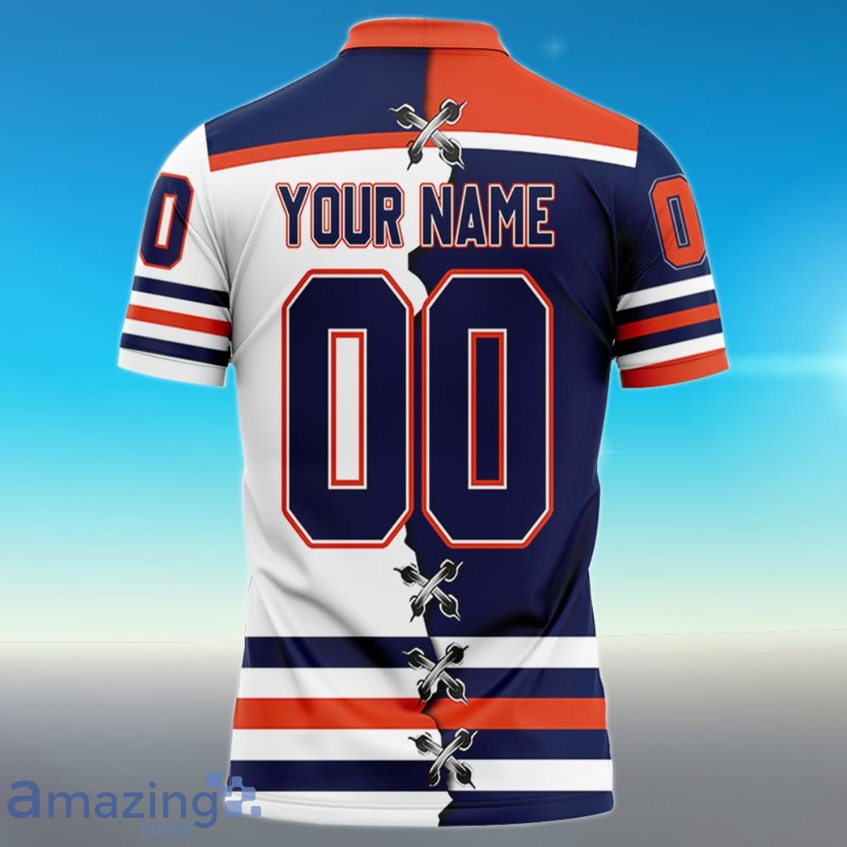 Edmonton Oilers Full Fandom Moisture Wicking T-Shirt - S / Blue /  Polyester