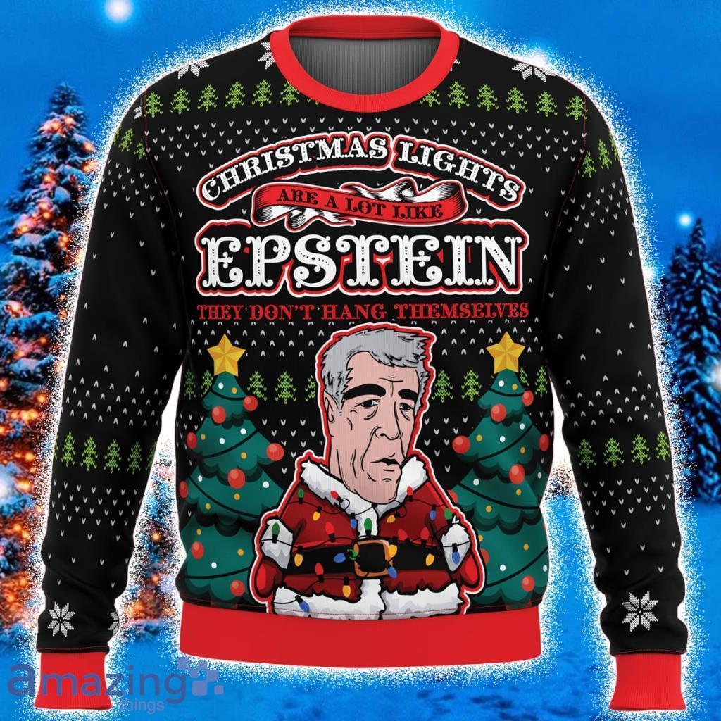 Epstein Premium Ugly Christmas Sweater Gift For Men And Women Product Photo 1