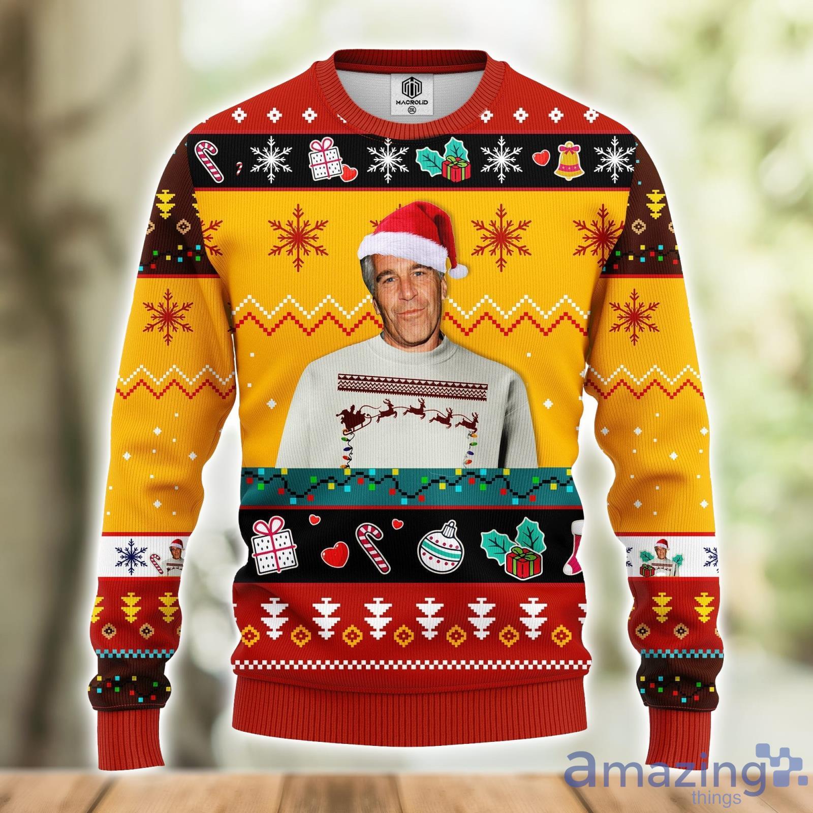 Knit Christmas Sweater - Red - Men