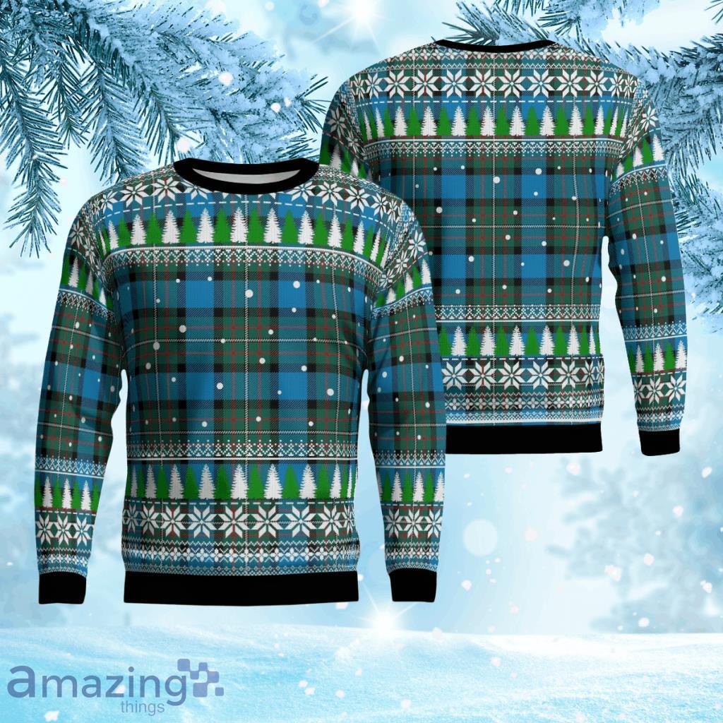 Fergusson Ancient Tartan Christmas Ugly Sweater 3D Gift For Men And Women Product Photo 1