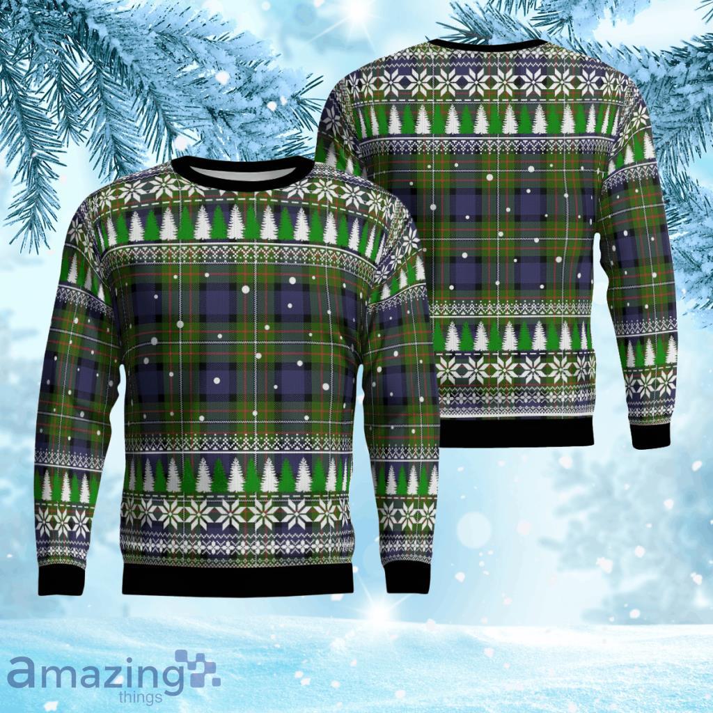 Fergusson Modern Tartan Christmas Ugly Sweater 3D Gift For Men And Women Product Photo 1