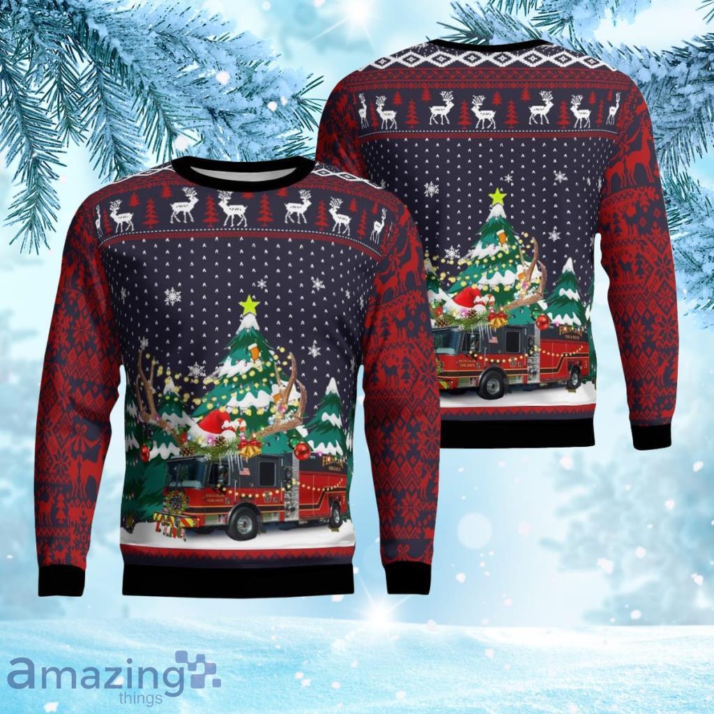 Fern Creek Fire Department Christmas Aop Ugly Sweater 3D Gift For Men And Women Product Photo 1
