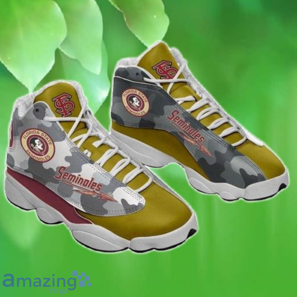 Florida State Seminoles Football Custom Tennis Shoes Air Jordan 13 Sneaker Product Photo 1