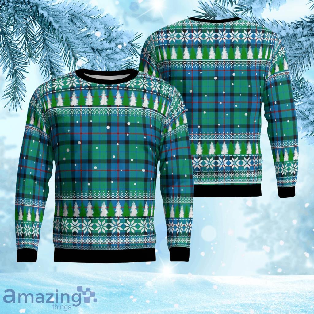 Flower Of Scotland Tartan Christmas Ugly Sweater 3D Gift For Men And Women Product Photo 1