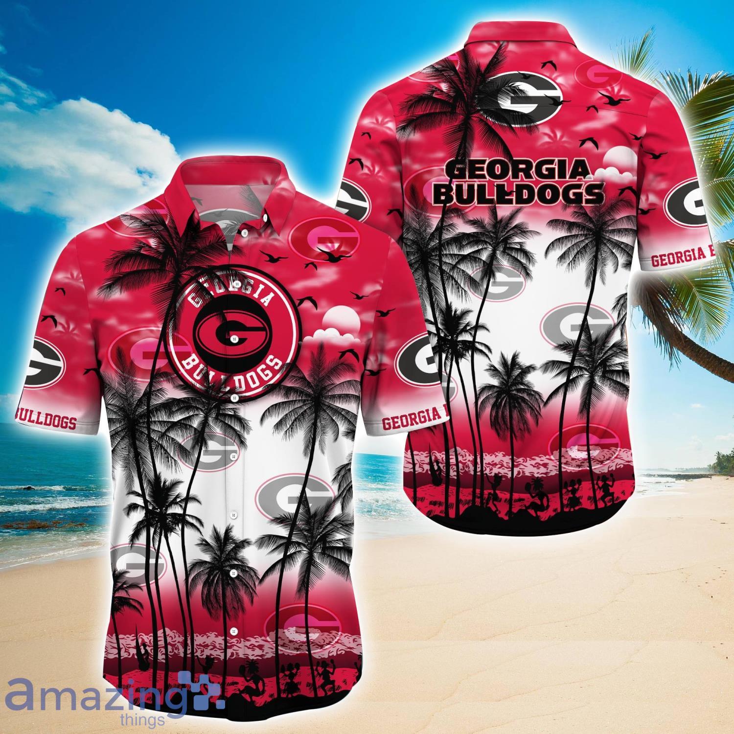 Georgia Bulldogs 2023 Trending Aloha Hawaiian Shirt Summer Gift For Beach Lover Product Photo 1