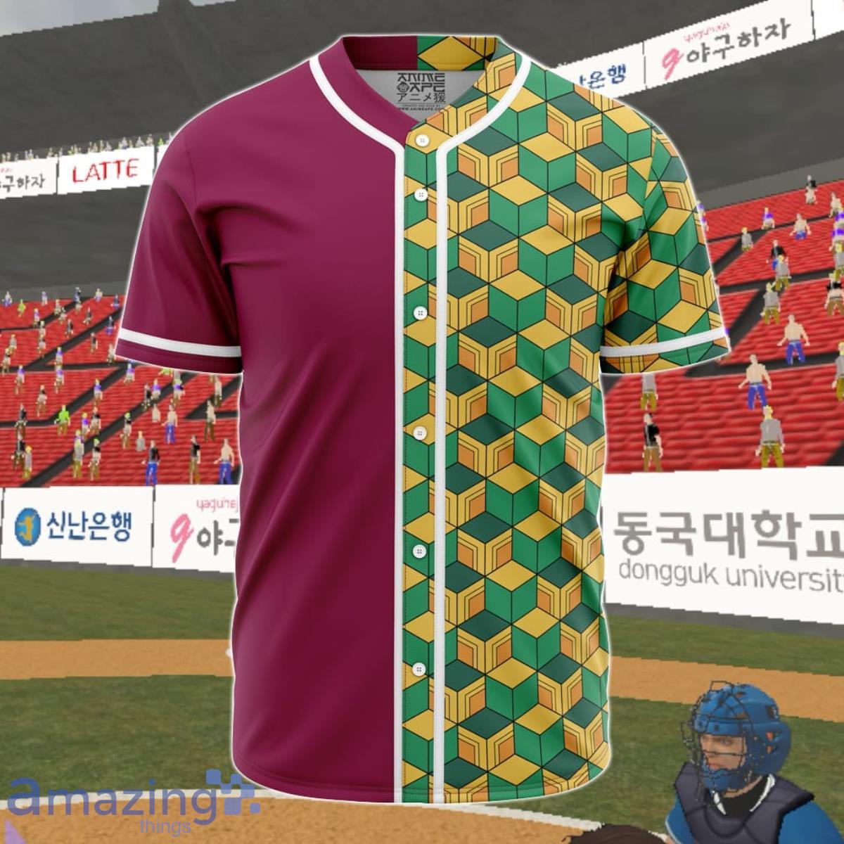 Giyu Tomioka Demon Slayer Baseball Jersey Product Photo 1