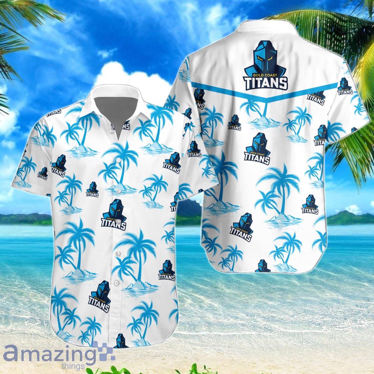 Gold Coast Titans NRL Hawaiian Shirt Best Gift For Men And Women Fans Product Photo 1