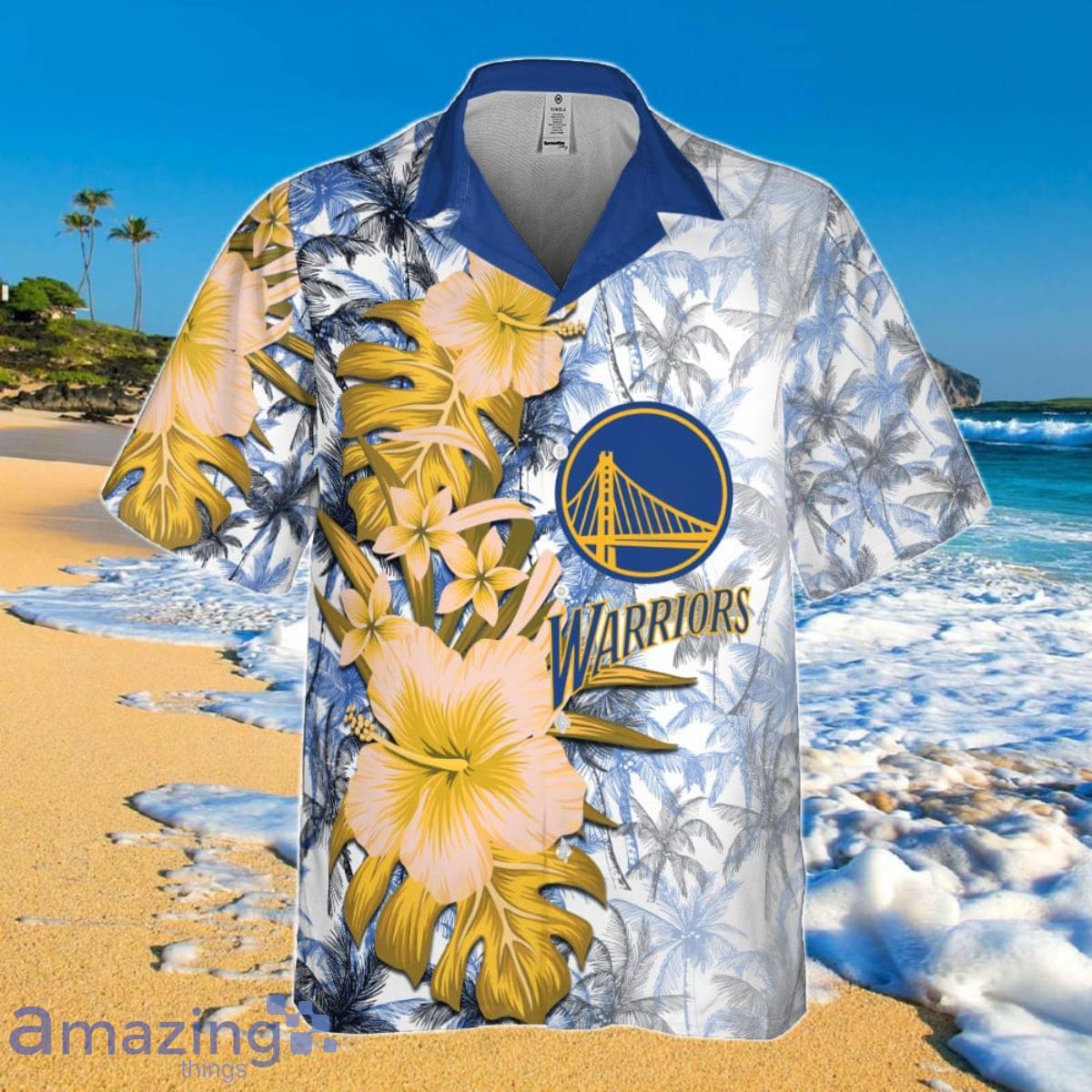 Golden State Warriors Hawaiian Shirt Unique Gift For Men And Women image Golden State Warriors Hawaiian Shirt Unique Gift For Men And Women Product Photo 2