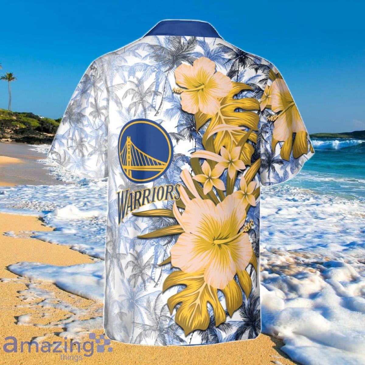 Golden State Warriors Hawaiian Shirt Unique Gift For Men And Women image Golden State Warriors Hawaiian Shirt Unique Gift For Men And Women Product Photo 3