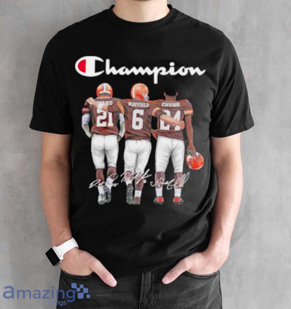 Good Cleveland Browns Ward Mayfield And Chubb Champion Shirt