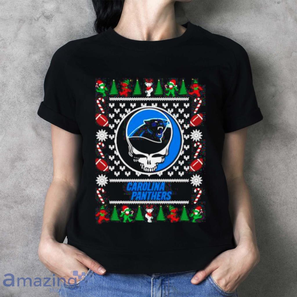 Grateful Dead Carolina Panthers Christmas Shirt