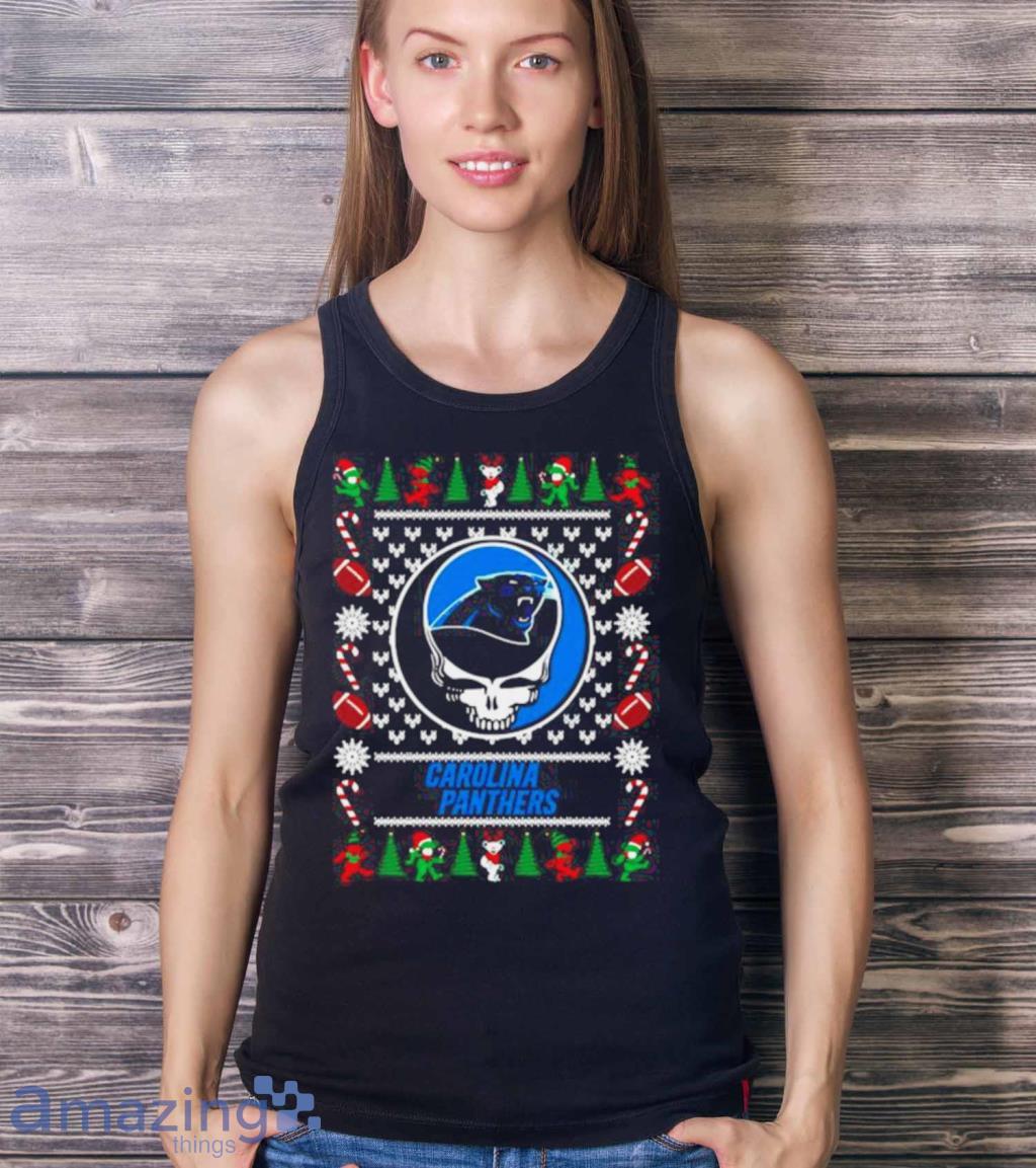 Grateful Dead Carolina Panthers Christmas Shirt