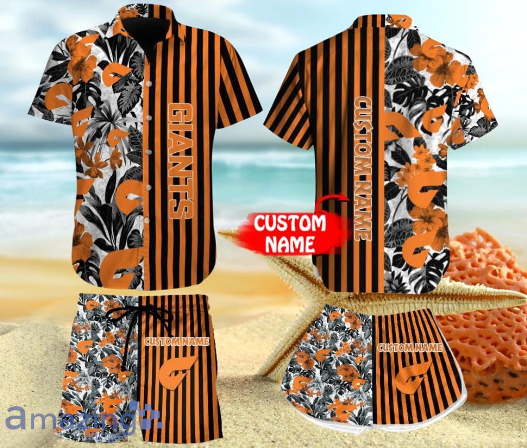 Greater Western Sydney Giants Mockup 3D Personalized Hawaiian Shirt And Shorts Gift For Men And Women Product Photo 1