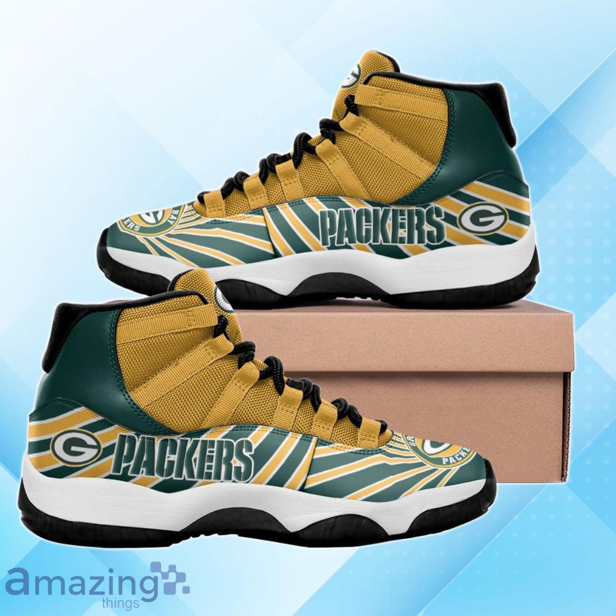 Green Bay Packers Air Jordan 11 Sneakers Best Gift For Men And Women Fans Product Photo 1