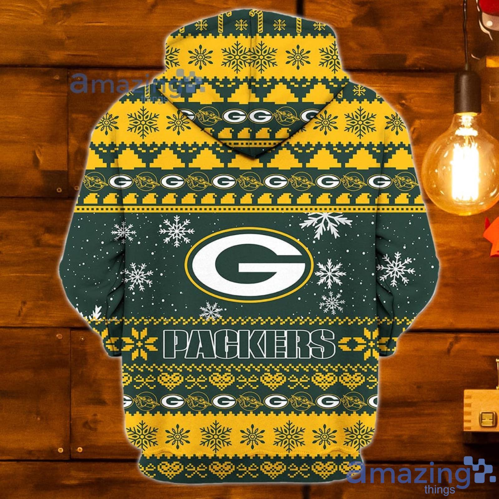 green bay packers light up sweater