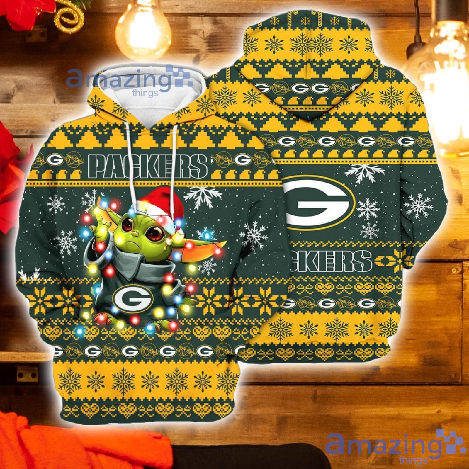 Green Bay Packers Snoopy Lover Ugly Christmas Sweater