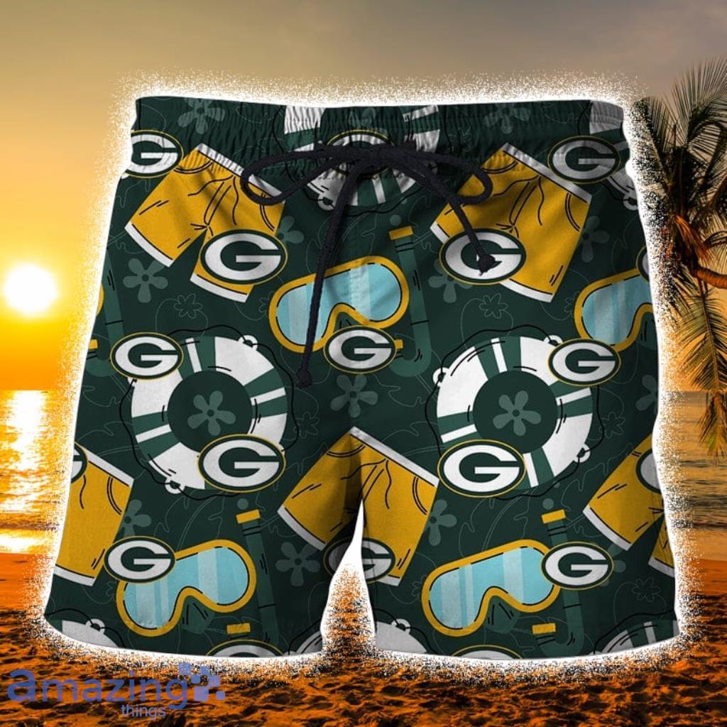 Green Bay Packers Cool Summer Hawaiian Shorts Gift For Fans