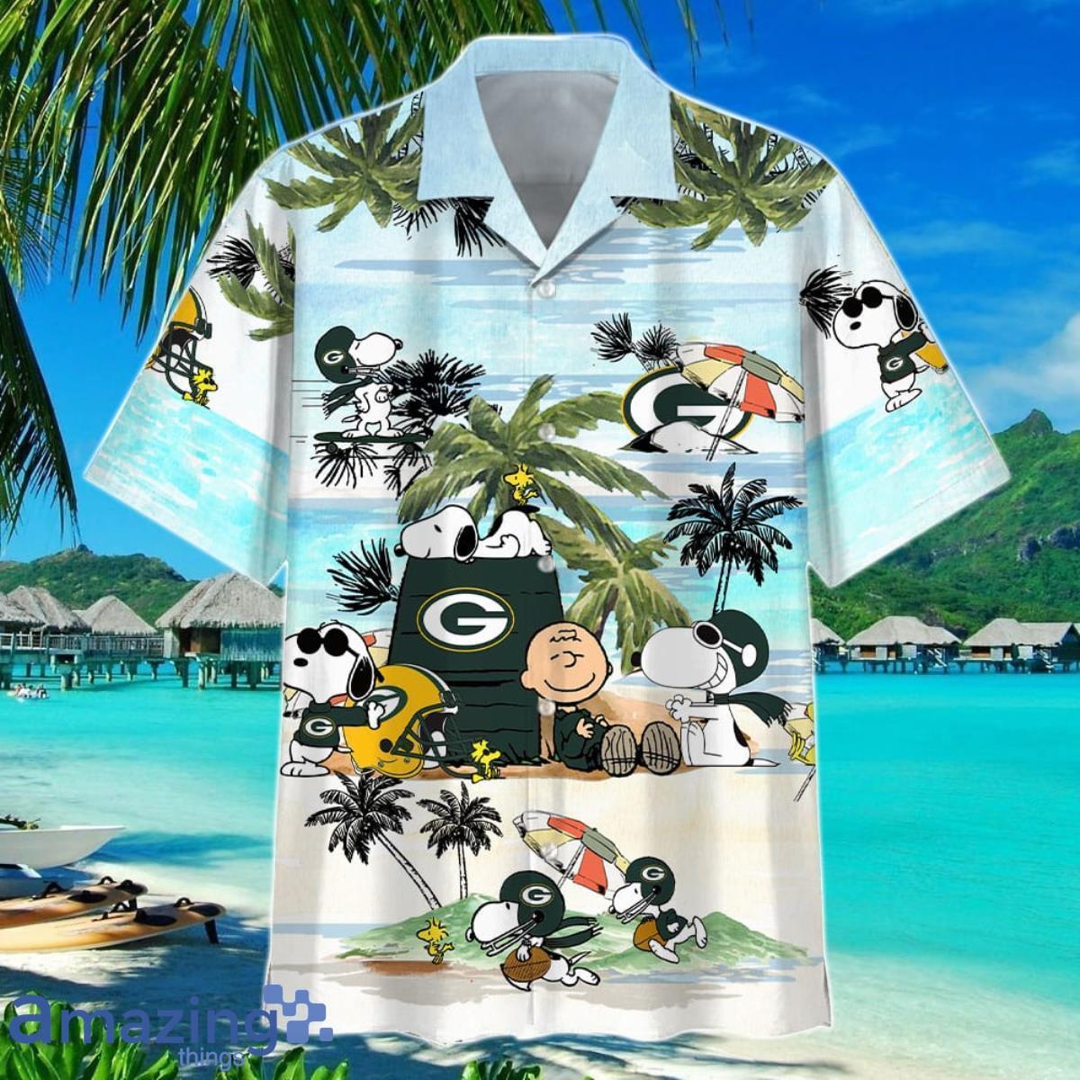 Green Bay Packers Hawaiian Shirt Best Gift For Men And Women Fans image Green Bay Packers Hawaiian Shirt Best Gift For Men And Women Fans Product Photo 2